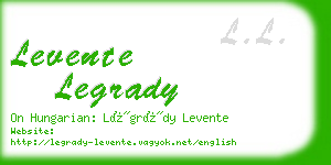 levente legrady business card